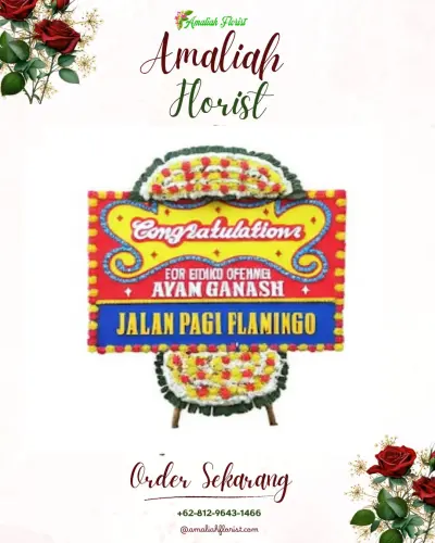 Bunga Papan Congratulation di Berembeng